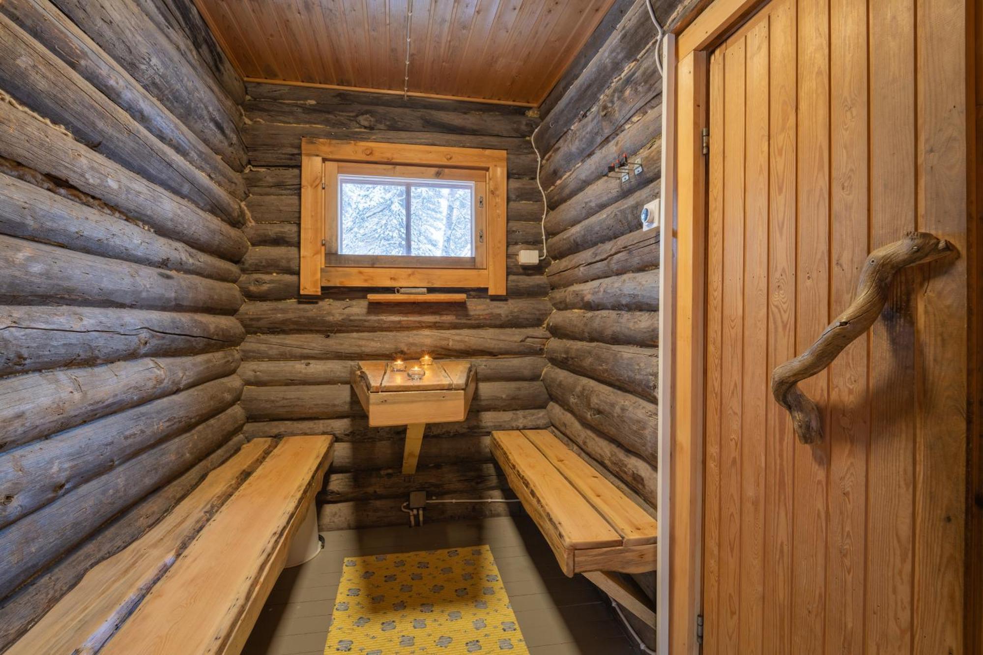 Kuukkeli Log Houses Aurora Cabin - Jaspis 사리셀카 외부 사진